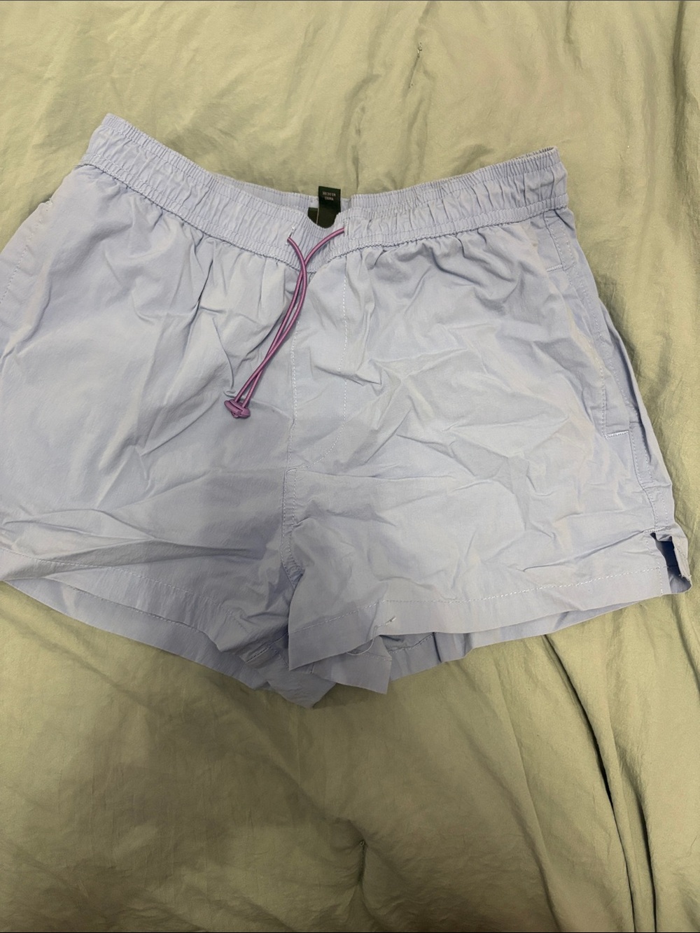 wild fable Light Lavender Athletic Shorts with Purple Drawstring